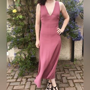 Dusty Rose Pink Aritzia Wilfred Dress Size 2